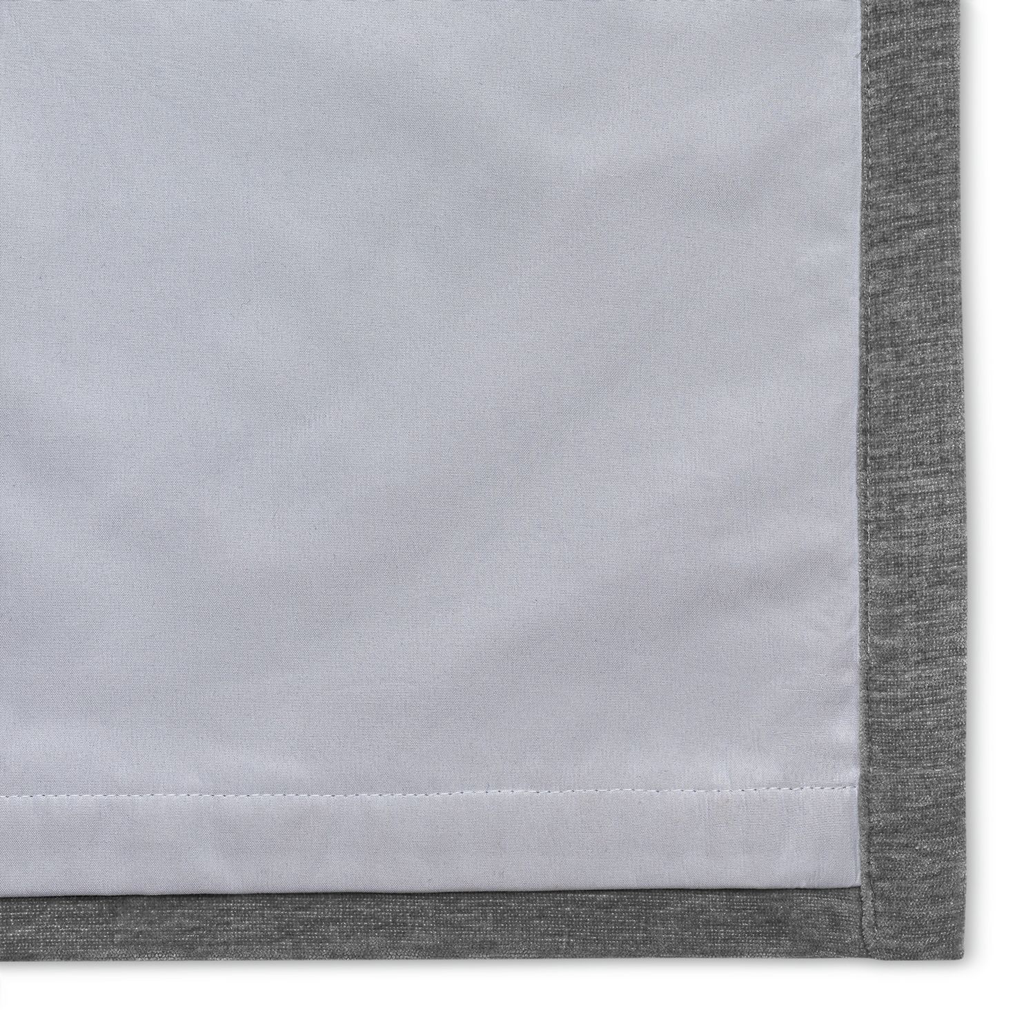 Habitat Thermal Chenille Blackout Eyelet Curtains - Charcoal - 168x183cm