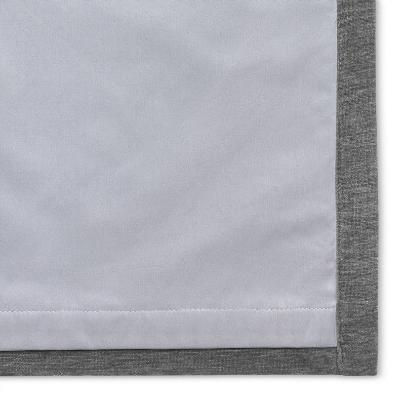 Habitat Thermal Chenille Blackout Eyelet Curtains - Charcoal - 168x183cm