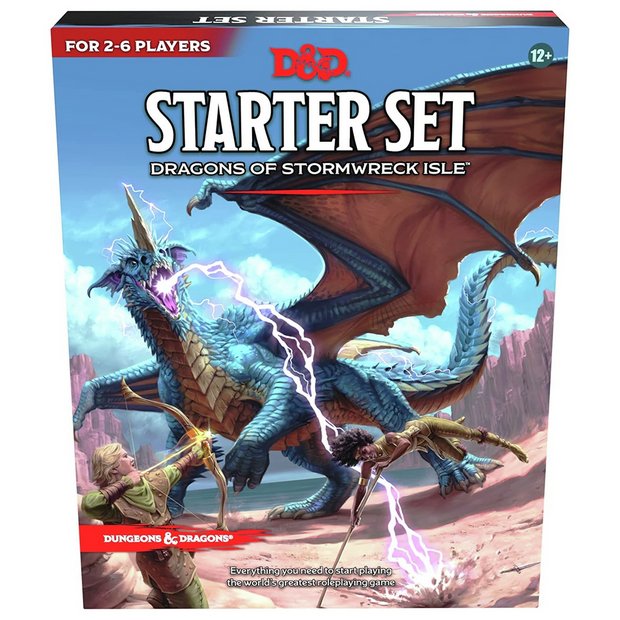 Dungeons and Dragons starter set roleplay game (British brand)