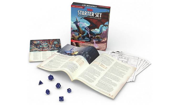Dungeons and Dragons starter set roleplay game (British brand)
