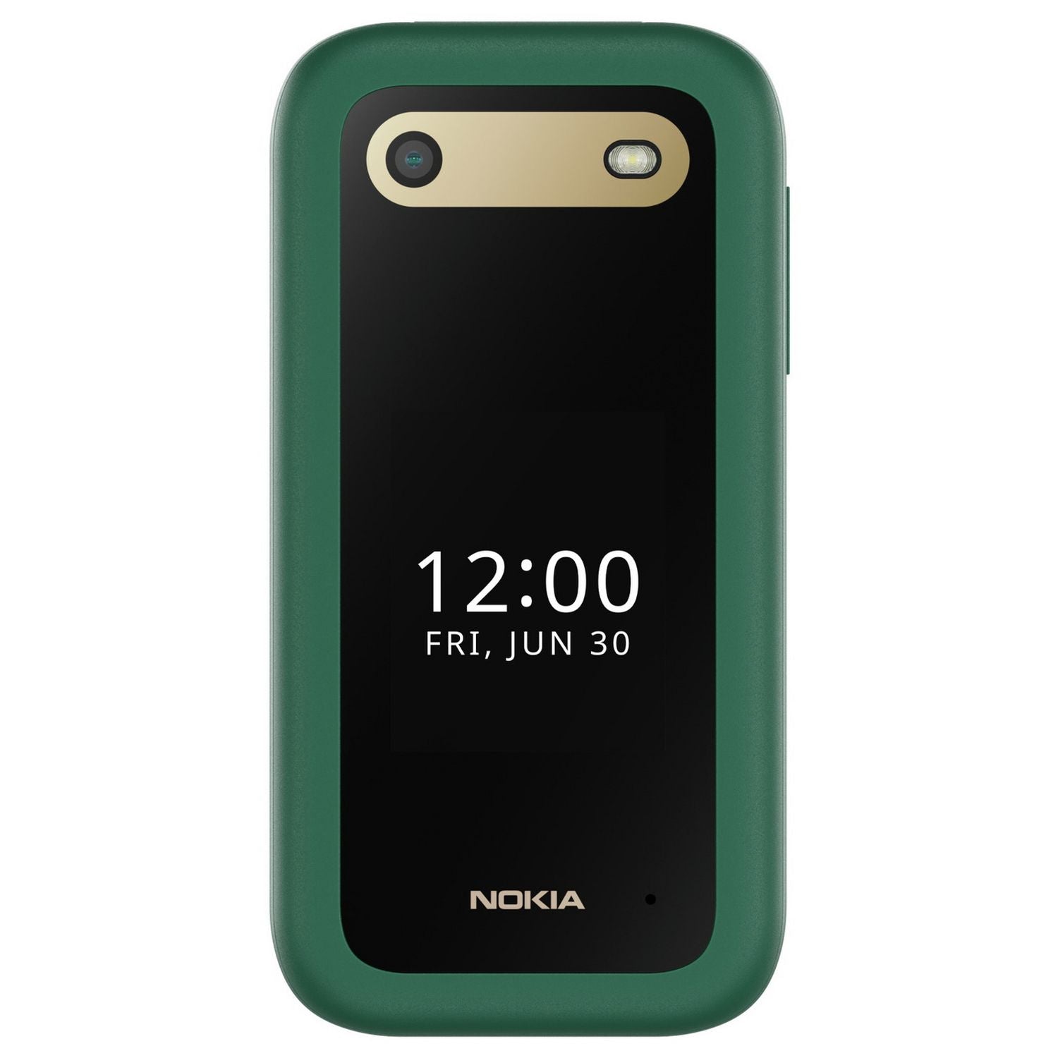 Nokia 2660 Flip green mobile phone, UK version