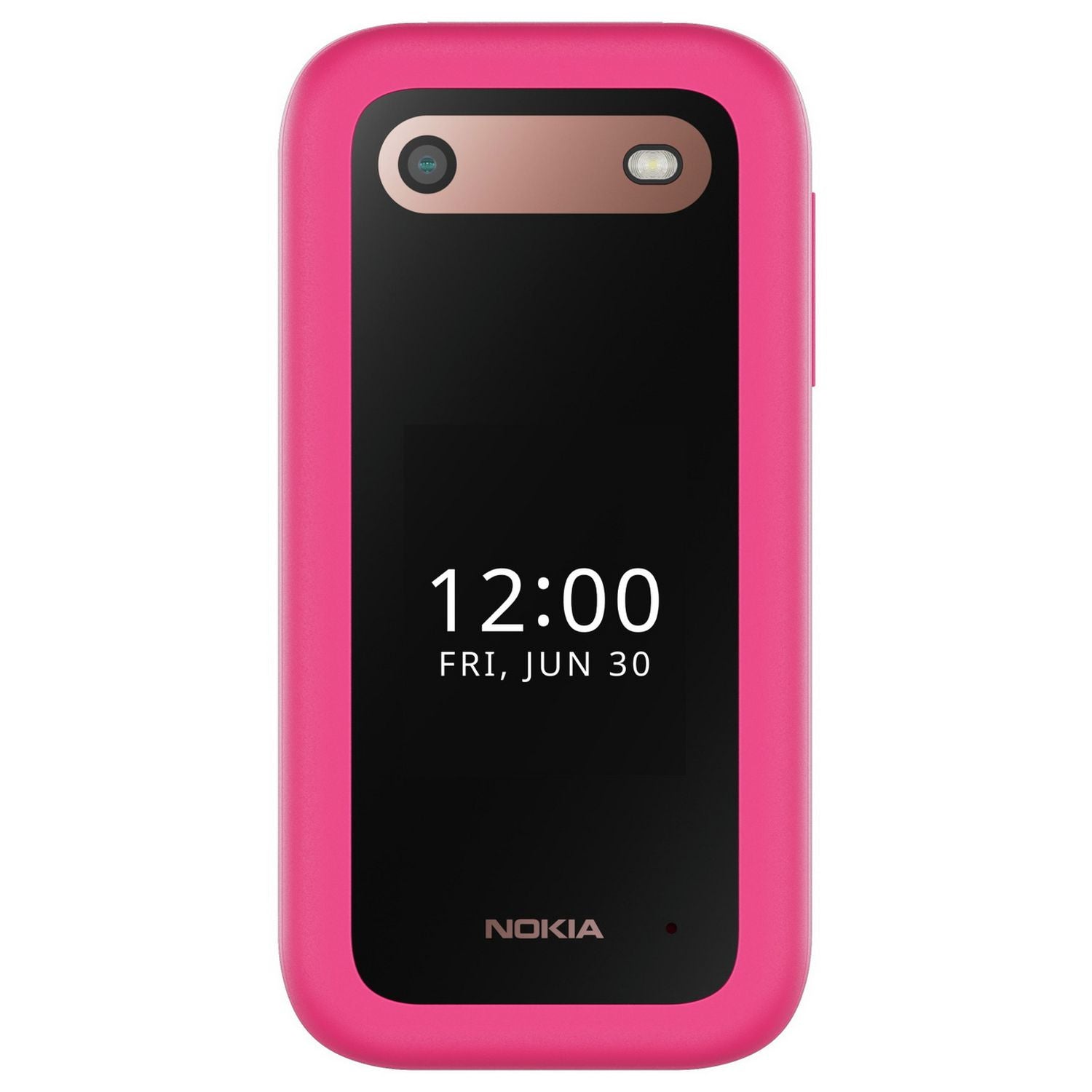 Nokia 2660 Flip pink mobile phone, imported from the UK