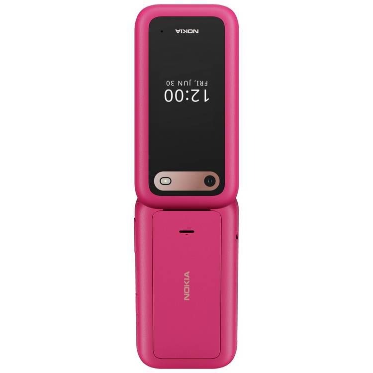 Nokia 2660 Flip pink mobile phone, imported from the UK