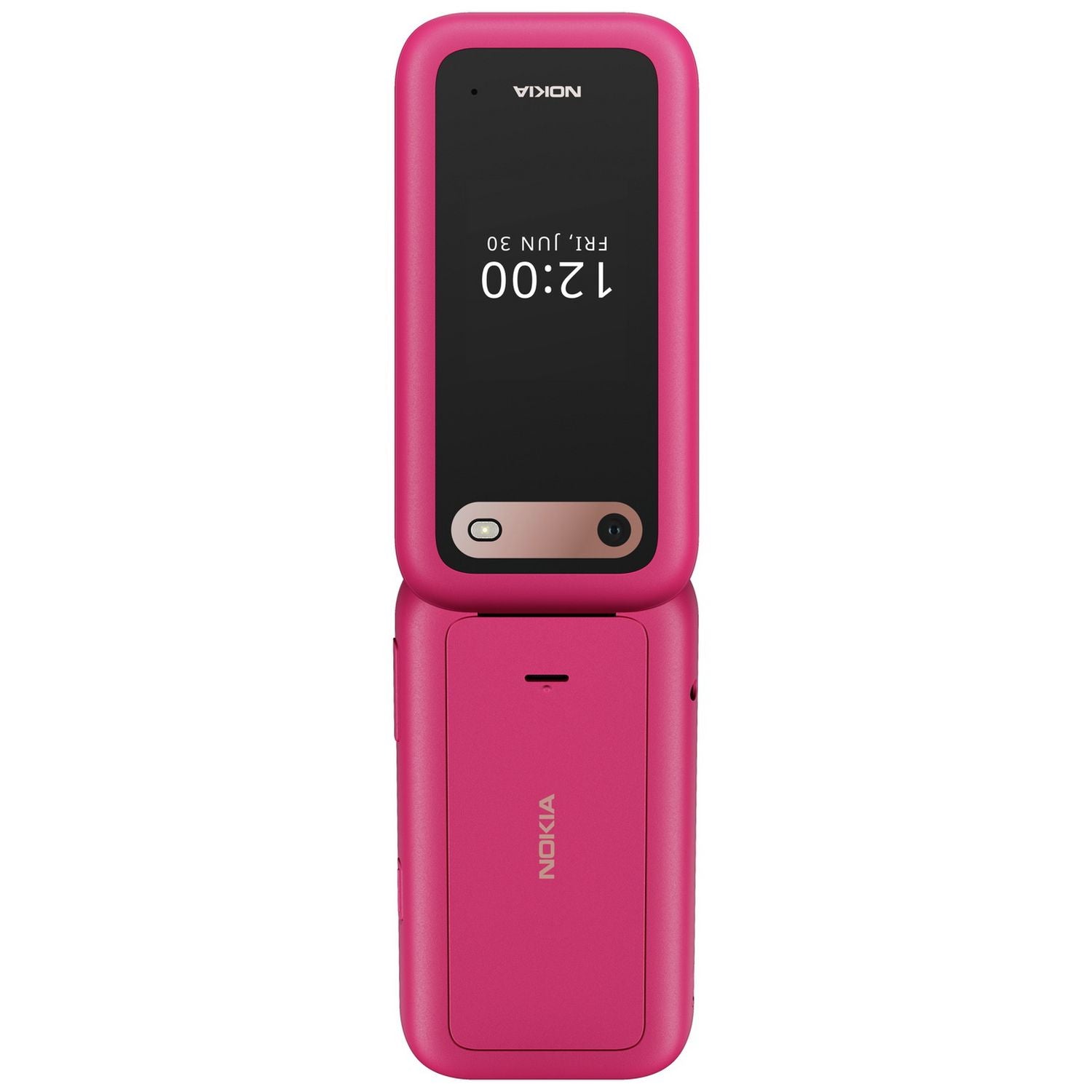 Nokia 2660 Flip pink mobile phone, imported from the UK