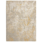 Habitat Distressed Abstract Gold  Rug - 160x230cm