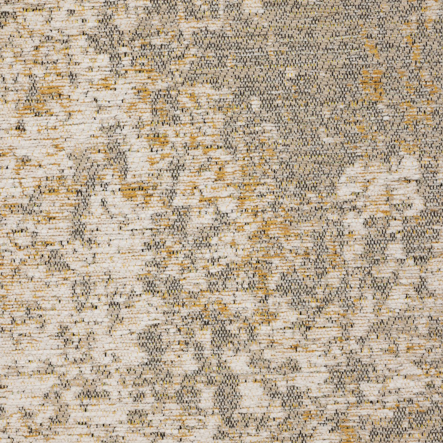 Habitat Distressed Abstract Gold  Rug - 160x230cm