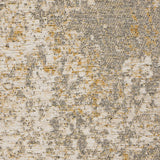 Habitat Distressed Abstract Gold  Rug - 160x230cm