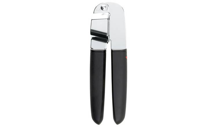 OXO Softworks garlic press black kitchen tool, imported from the UK