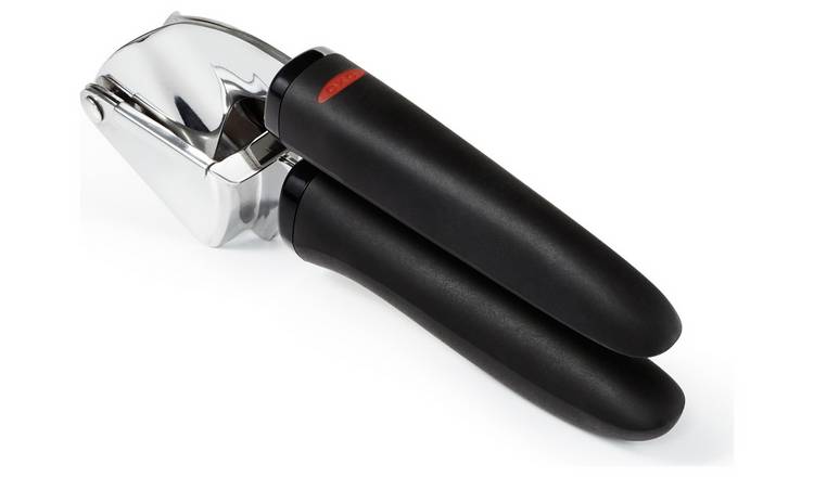 OXO Softworks garlic press black kitchen tool, imported from the UK