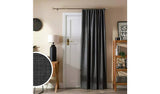 Argos Home thermal door curtain charcoal 117x213cm, UK version