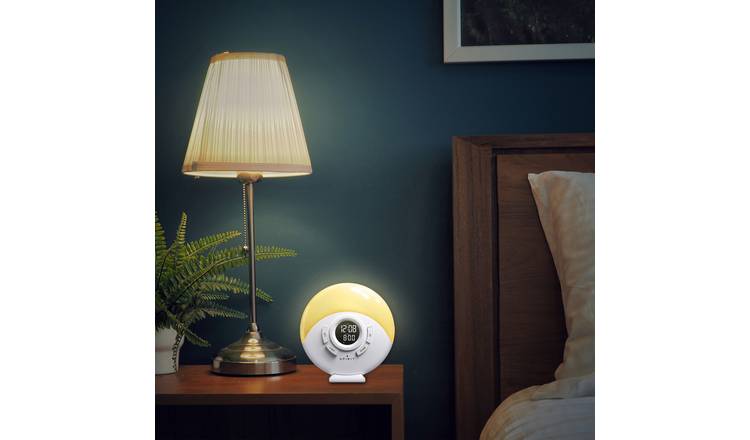 Spirit LED alarm clock white, imported from the UK