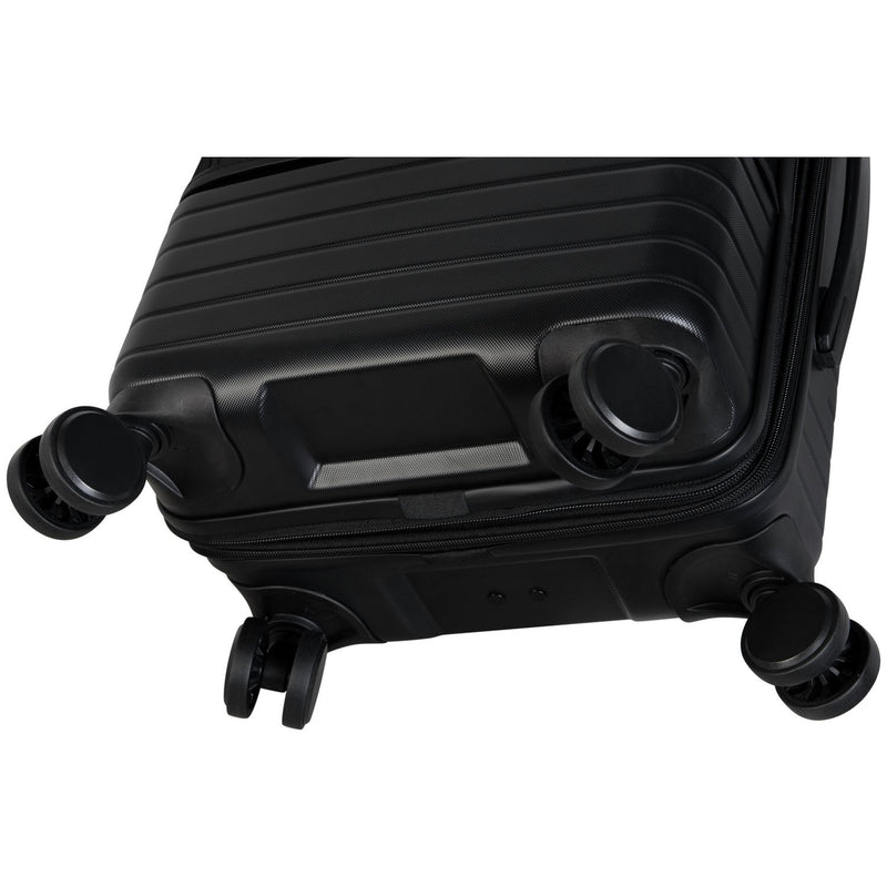 it Luggage hard expandable cabin suitcase black, UK version