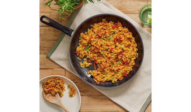 Home Essentials 30cm non-stick carbon steel pan UK version