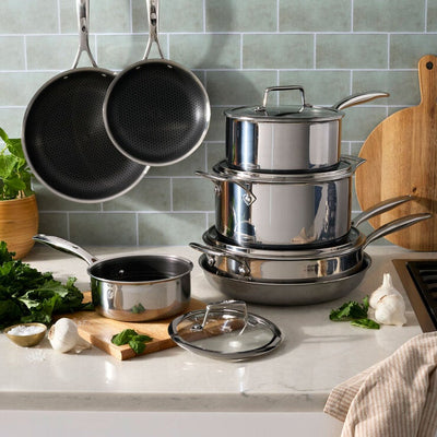 Costco UK Henckels Paradigm Stainless Steel Cookware Set 11 Piece- Buy online at McGrocer