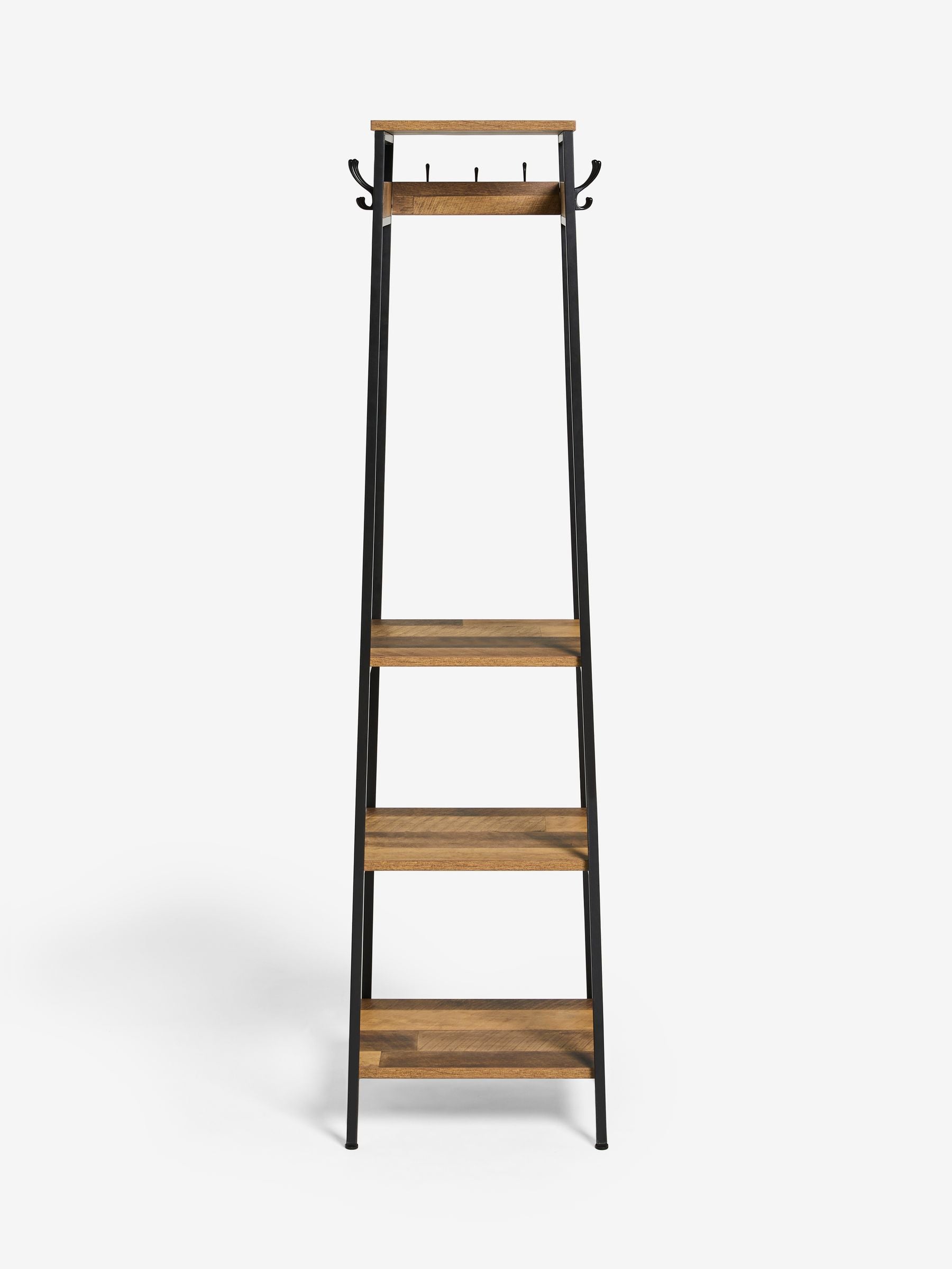 Bronx Black coat stand 180cm tall - British product