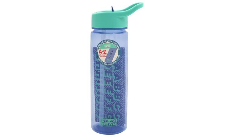 Teal sipper water bottle 600ml, UK version