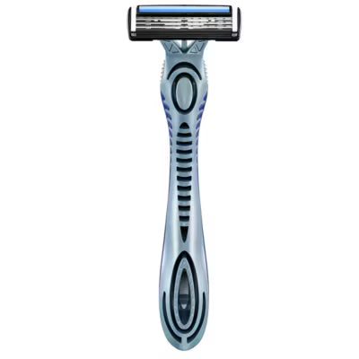Paquete de 4 maquinillas de afeitar desechables Bic Flex 3 para hombre, de 3 hojas - Producto británico