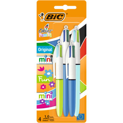 Bic 4 Colours Family Ball Pens