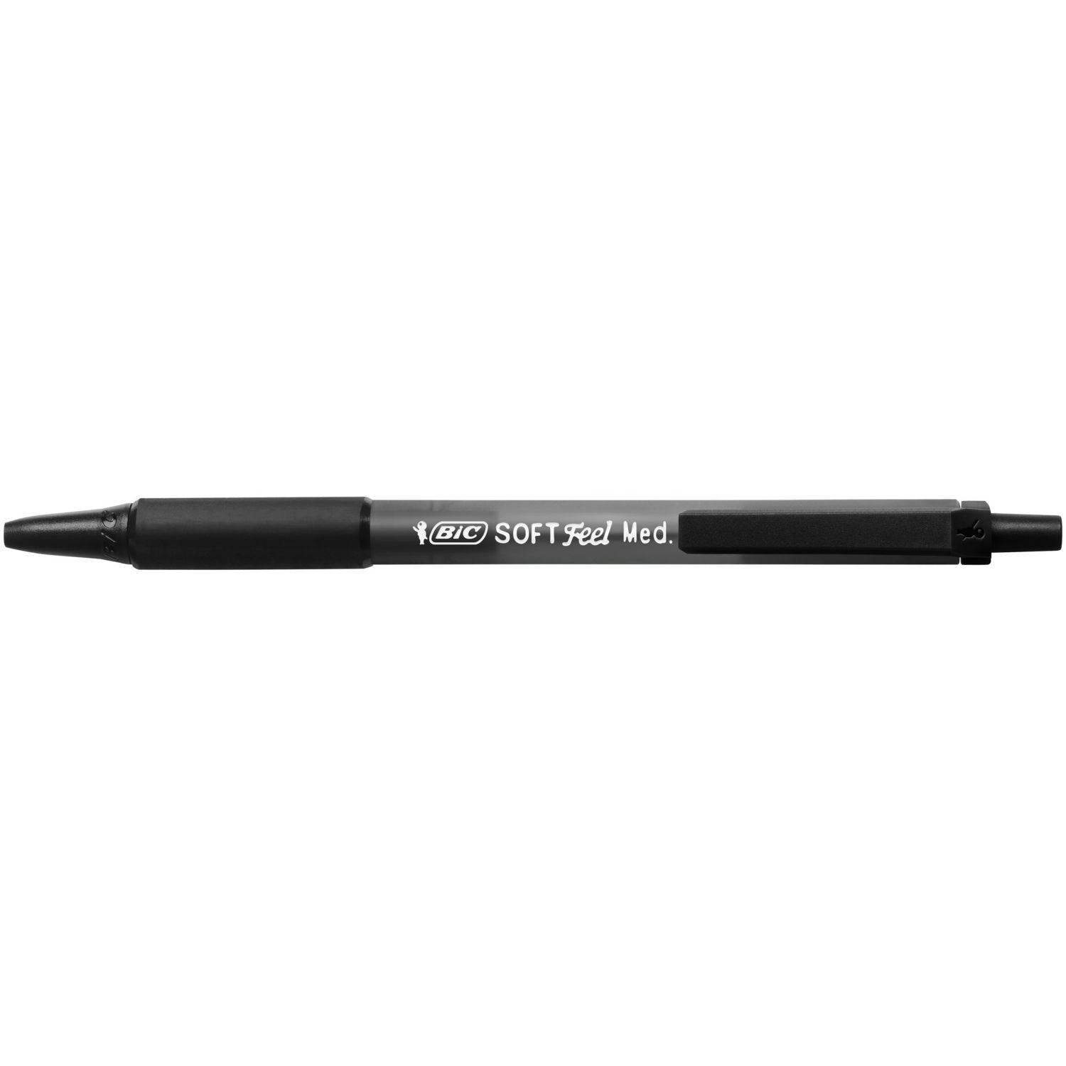 Bic Soft Feel Black Ball Point Pen Pack of 5 - British product