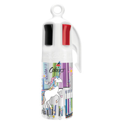 BIC 4 Colours ballpoint pens set of 6 1.0 mm - British product