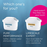 BRITA MAXTRA PRO Limescale Expert water filter cartridges 3-pack - British product