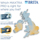 BRITA MAXTRA PRO water filter cartridge 3 pack (British brand)