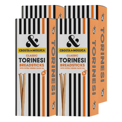 Crosta Mollica Torinesi Klassische Brotstangen 4 x 120g
