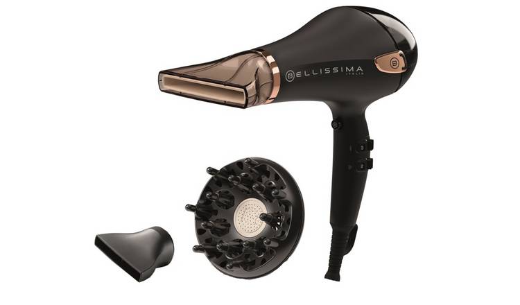 Bellissima ceramic hair dryer with diffuser, British brand