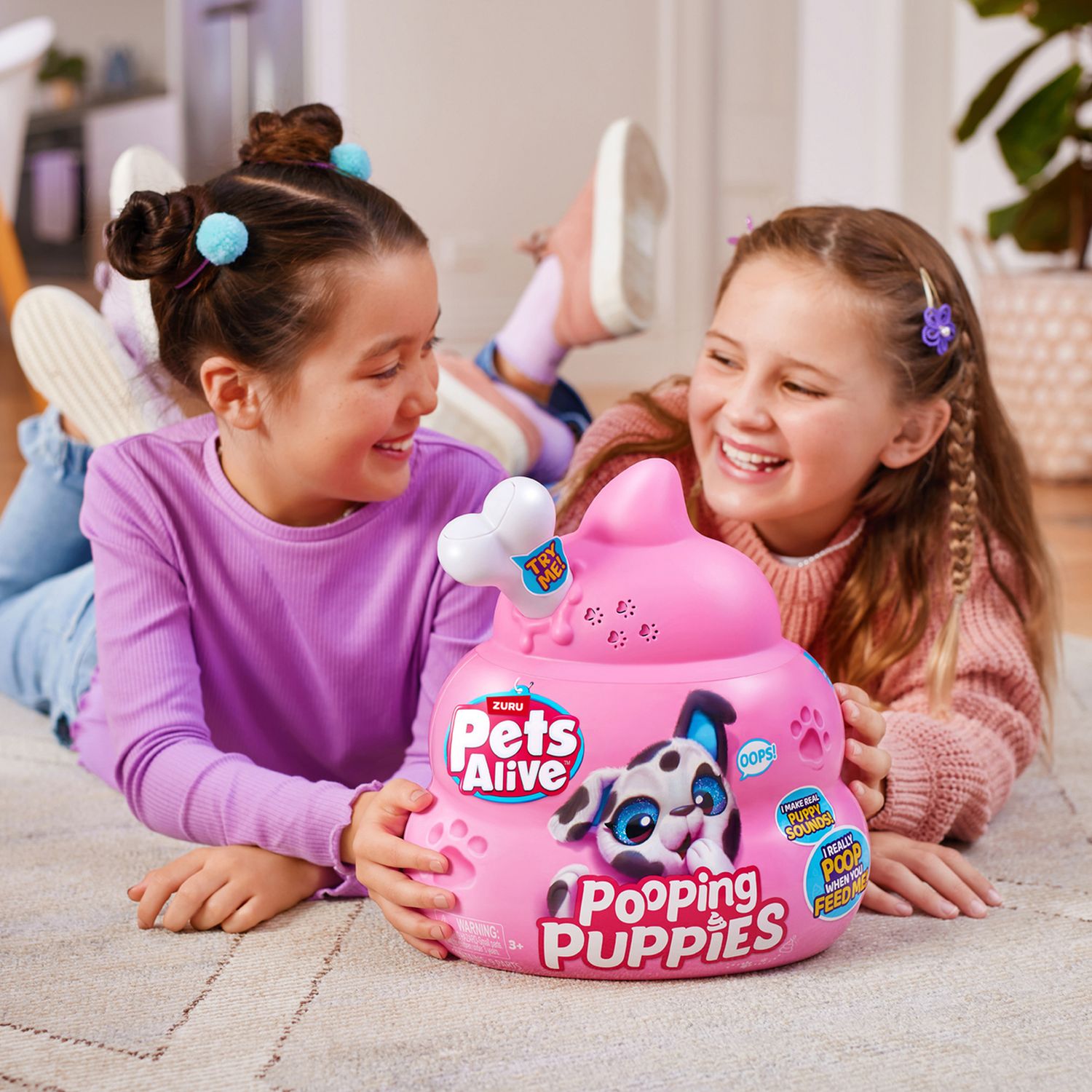 ZURU Pooping Puppies interactive toy, UK version