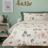 Habitat cotton toddler bedding set with farm scene (British brand)