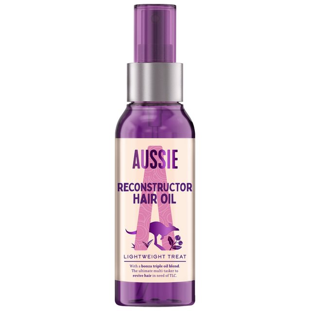 Aussie Hair Oil Reconstructor Vegan Hair Treatment for Dry and Damaged Hair   100ml GOODS M&S   