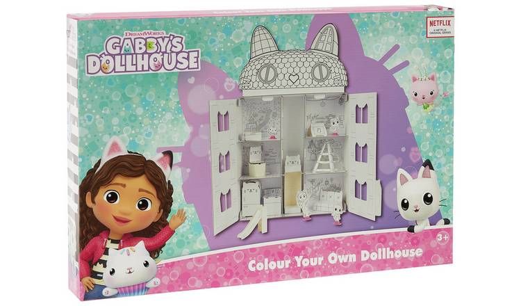 Gabby's Colour Your Own Dollshouse