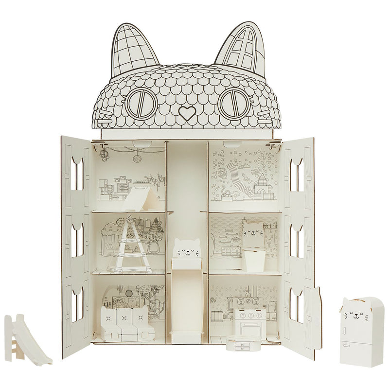 Gabby's Dollhouse colouring dollhouse playset (British brand)