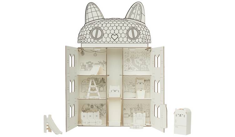 Gabby's Dollhouse colouring dollhouse playset (British brand)