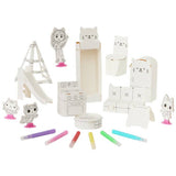 Gabby's Dollhouse colouring dollhouse playset (British brand)
