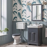 Tavistock Abbot 61cm floor-mounted vanity unit dark grey, UK version