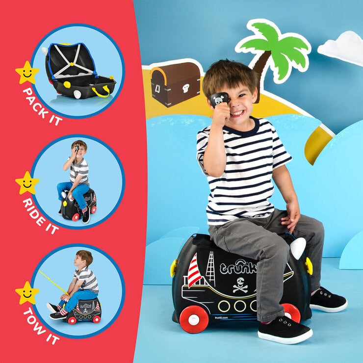 Trunki ride-on suitcase Pedro the Pirate Ship 18L - British product