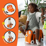 Trunki ride-on suitcase Tipu the Tiger 18L, imported from the UK