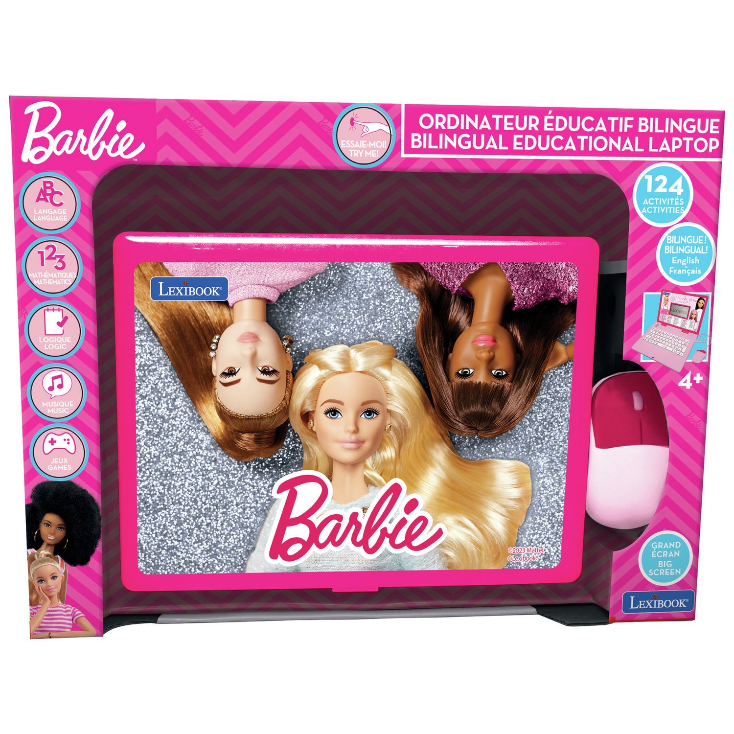 Barbie Lexibook Laptop learning toy - British product