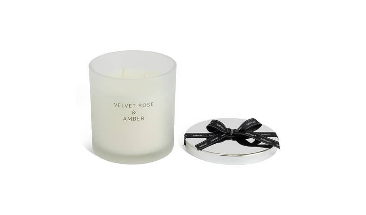 Habitat Velvet Rose & Amber candle with lid, UK version