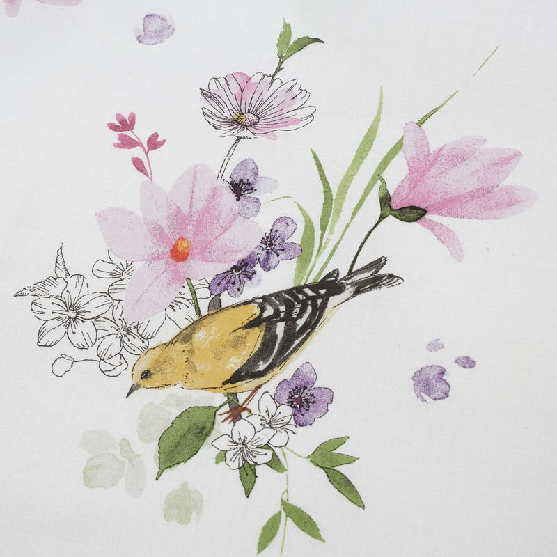 Catherine Lansfield Songbird Pink bedding set single, imported from the UK