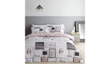 Catherine Lansfield Sleep Dreams blush bedding set single (British brand)