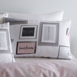 Catherine Lansfield Sleep Dreams blush bedding set single (British brand)