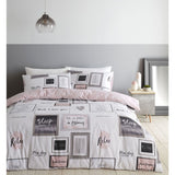 Catherine Lansfield Sleep Dreams Blush Bedding Set - Double