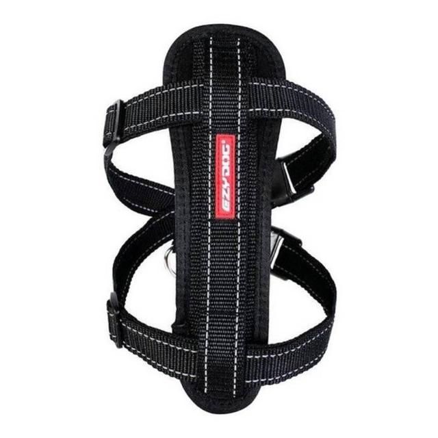 EzyDog Chest Plate Black Dog Harness