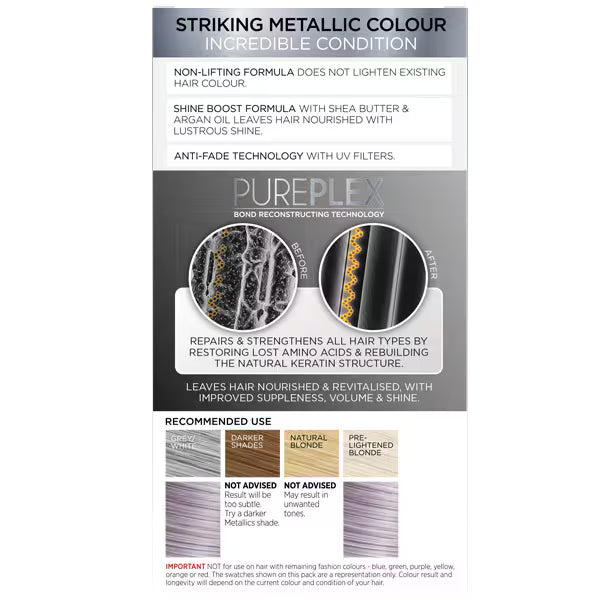 Colour Freedom Hair Colour Kit Silver Violet - British product