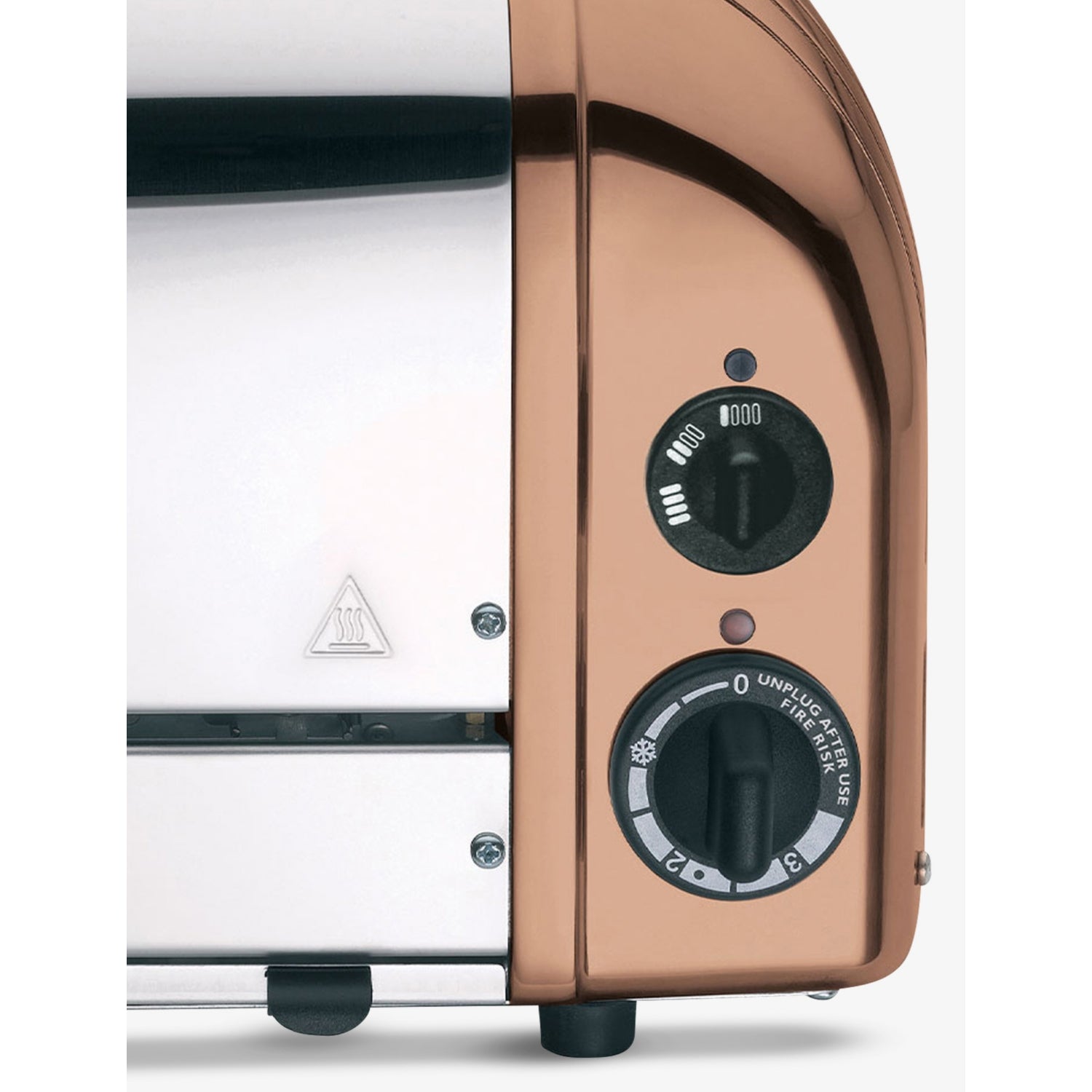Dualit Classic polished copper 4-slot toaster, imported from the UK