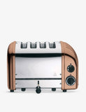 Dualit Classic polished copper 4-slot toaster, imported from the UK