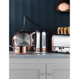 Dualit copper kettle 1.7L with stainless-steel body, UK version