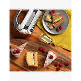 Dualit hand mixer with flat beaters, whisk, and dough hooks, UK version